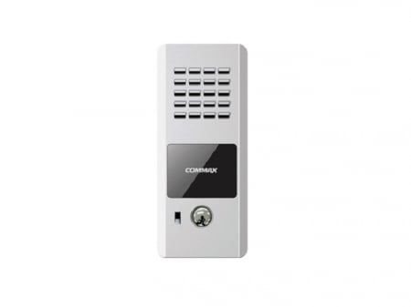 Interfoane - Post exterior ingust cu un buton, din aluminiu, montaj aparent, 2 fire, alimentare 9V