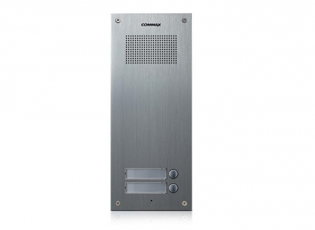 Interfoane - Post exterior interfonie cu 2 butoane, aluminiu, compatibil cu DP-SS
