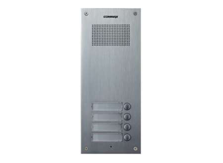 Interfoane - Post exterior interfonie cu 4 butoane, aluminiu, compatibil cu DP-SS