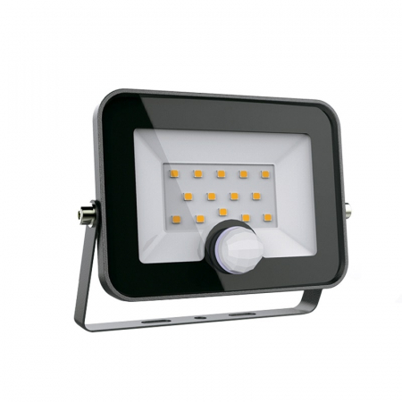 Proiectoare - Proiector LED Elmark Vega Slim 10W(100W), Senzor De Miscare, Senzor Crepuscul, A++, 900 lm, Exterior, Lumina Rece (5500k) 20000 de ore
