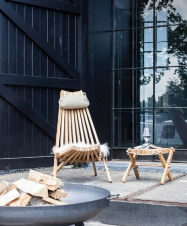 Sezlong Kevin lemn natural [4]