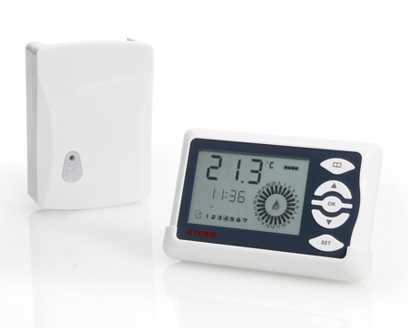 Termostat de cameră STERR fără fir - regulator de temperatură [1]