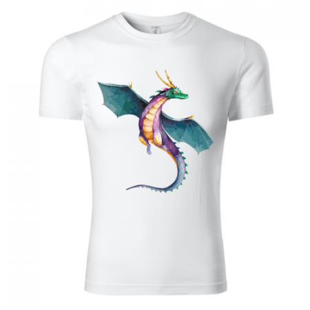 T-short and Fabric - Tricou Dragon Flight 100% bumbac