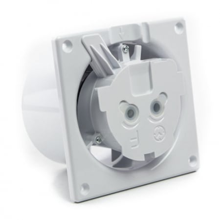 Ventilator baie gama Drim cu senzor umiditate si timer-Ø100 Plexiglass Alb lucios [3]