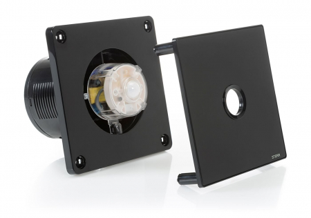 Ventilator baie Sterr, axial, 230 V, silențios, negru,  senzor de mișcare PIR, timer, Ø 100 [2]