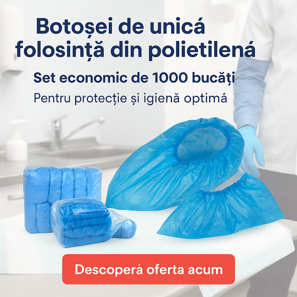 Botoșeii de polietilenă – Soluția eficientă pentru igienă și protecție în orice industrie