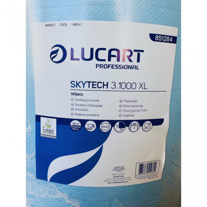 Rola hartie industriala albastra, Lucart Skytech 3.1000 XL [2]