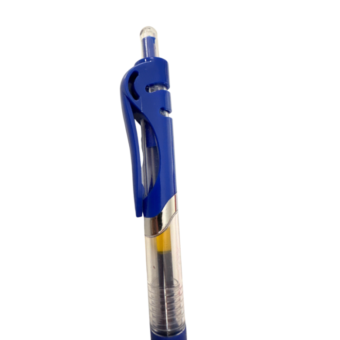 Pix cu gel, albastru, Master, 0.5 mm, cu click [2]