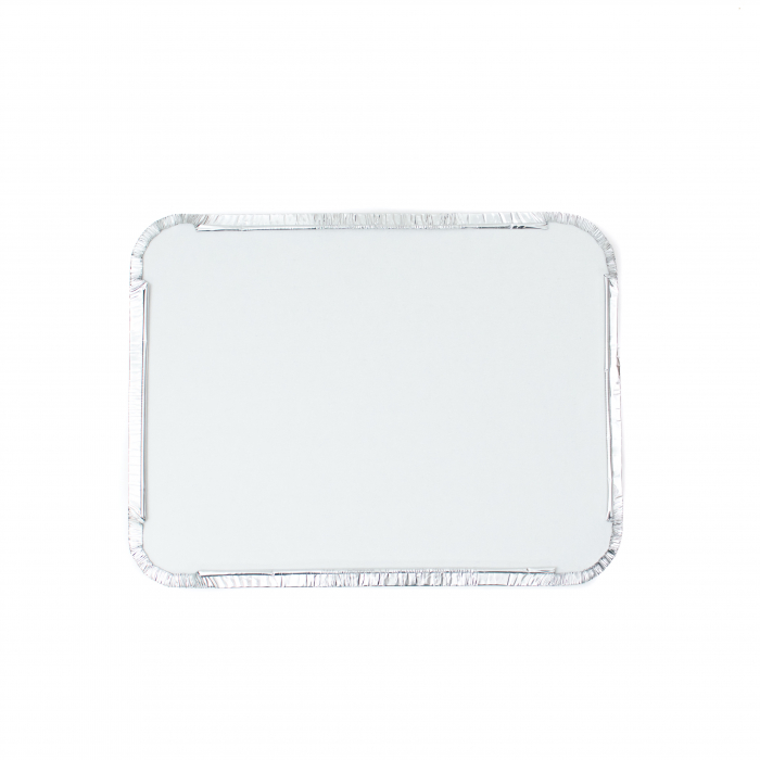 Caserola aluminiu Meniu 2 Compartimente + Capac, Set 100 buc [4]