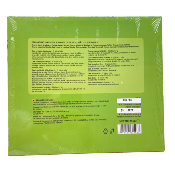 Ceai Fares colecție 180 plicuri – fructe și plante aromatice [2]