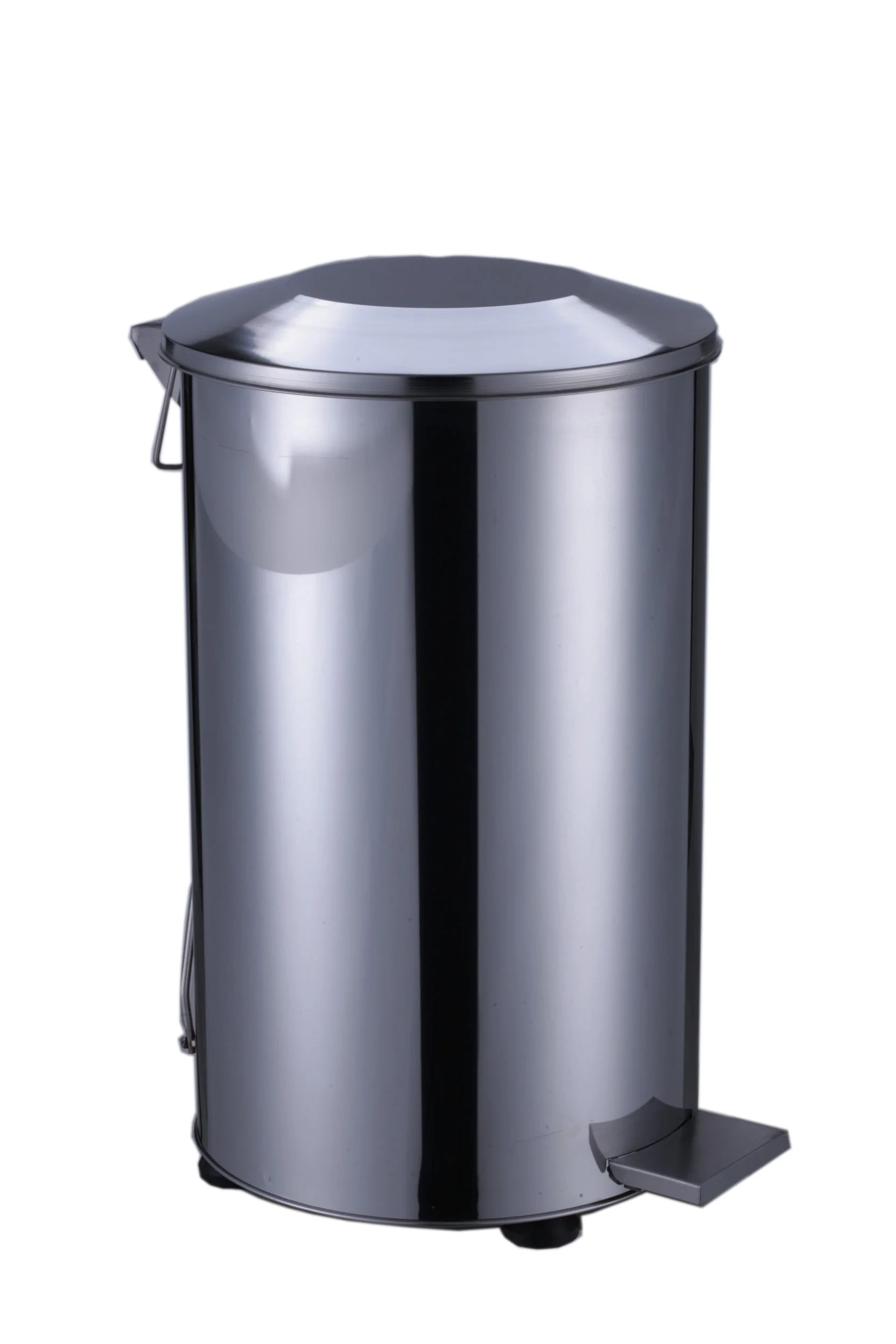 Cos de gunoi industrial cu pedala, din inox, 90 litri [3]
