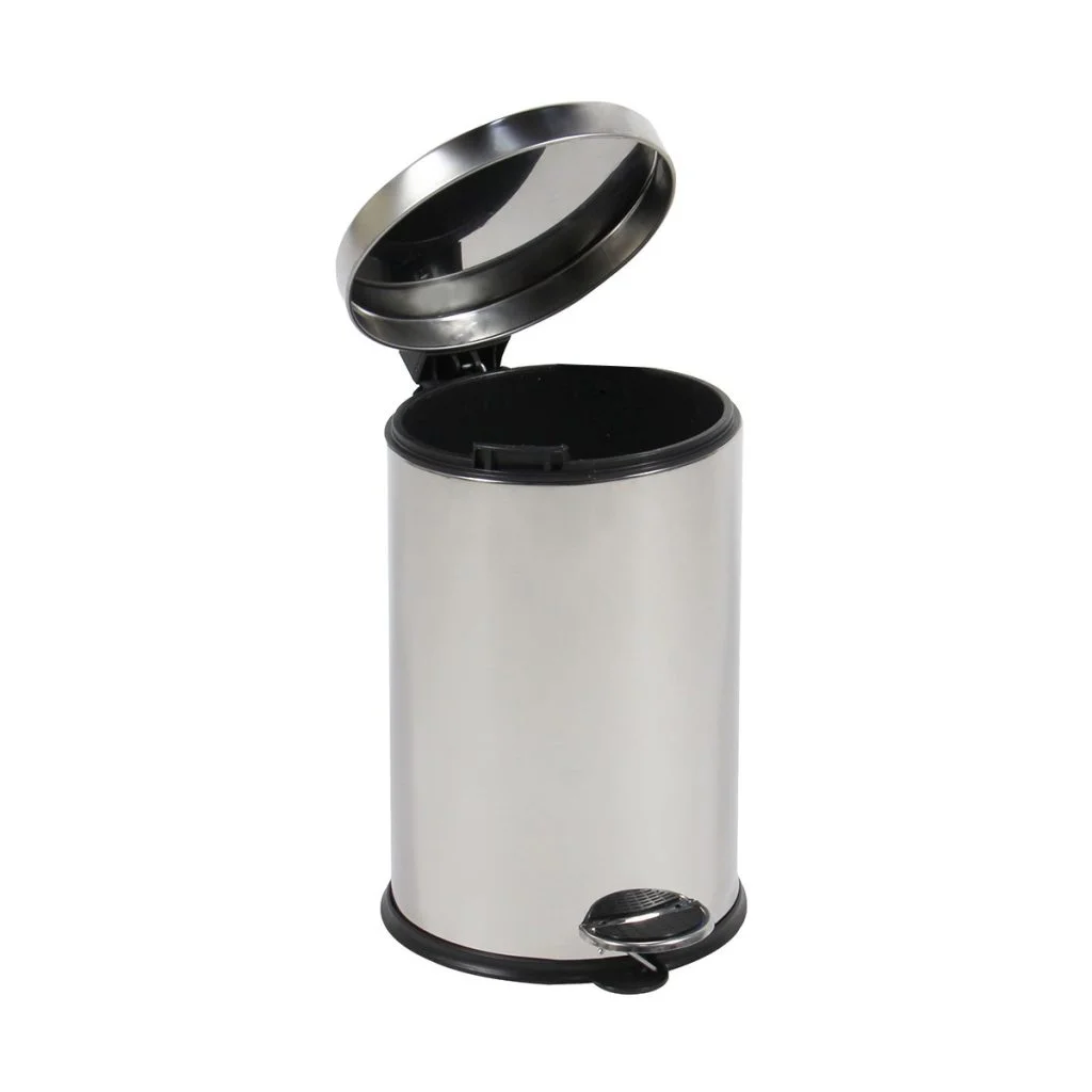 Cos de gunoi din inox cu pedala, 16 litri [2]