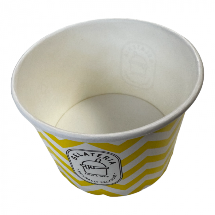 Cupa inghetata 4oz galbena, set 50 buc [2]