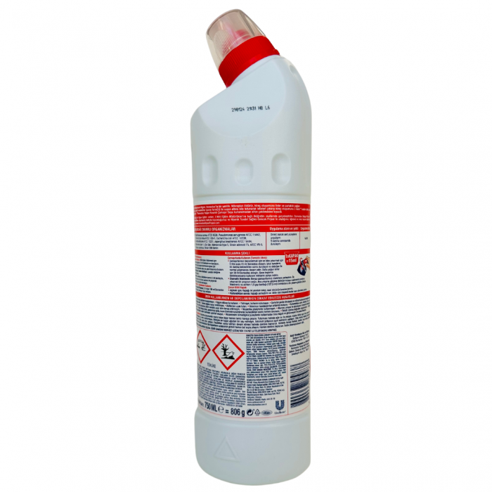 Domestos Alb 750ML, detergent dezinfectant cu efect de albire [2]