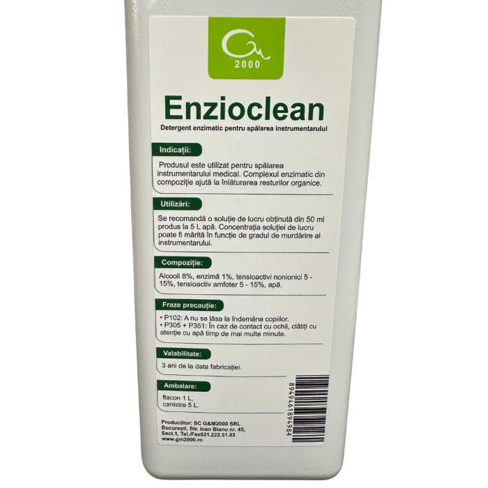 Enzioclean Detergent Enzimatic Instrumentar Medical, 1L [4]