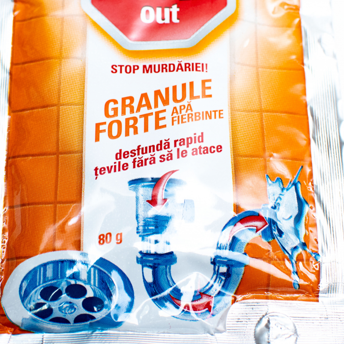 Granule pentru desfundat tevi, Peak out, 80 g [2]