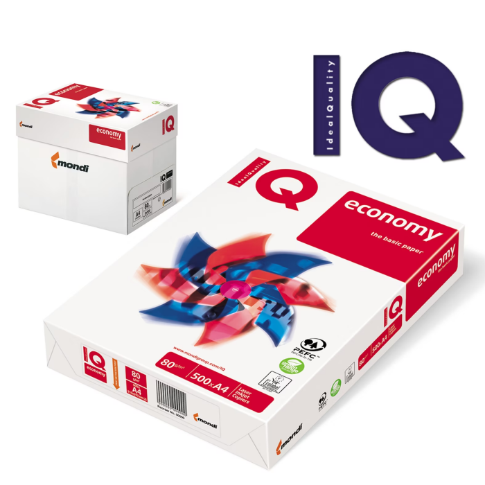 Hartie Copiator A4, IQ Economy Plus 80g/mp, 500coli/top [2]