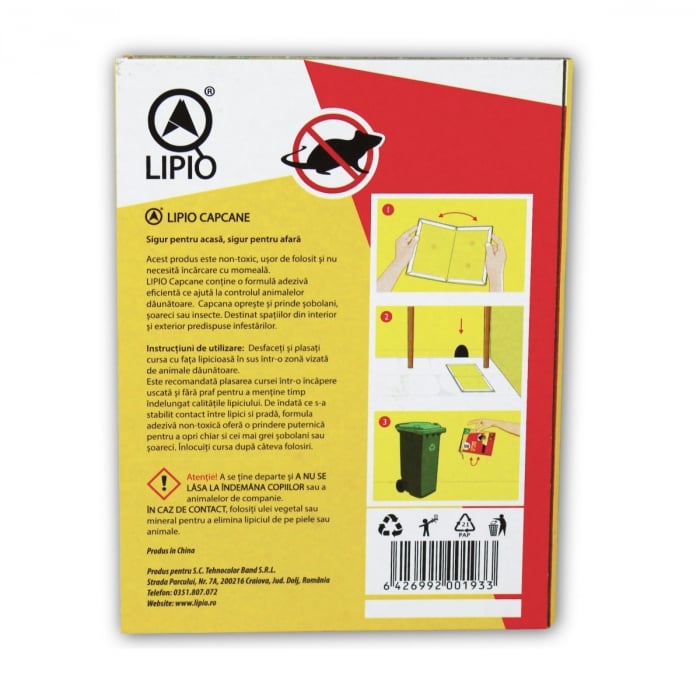 Lipio - Capcana Cu Lipici Pentru Soareci Si Insecte [2]