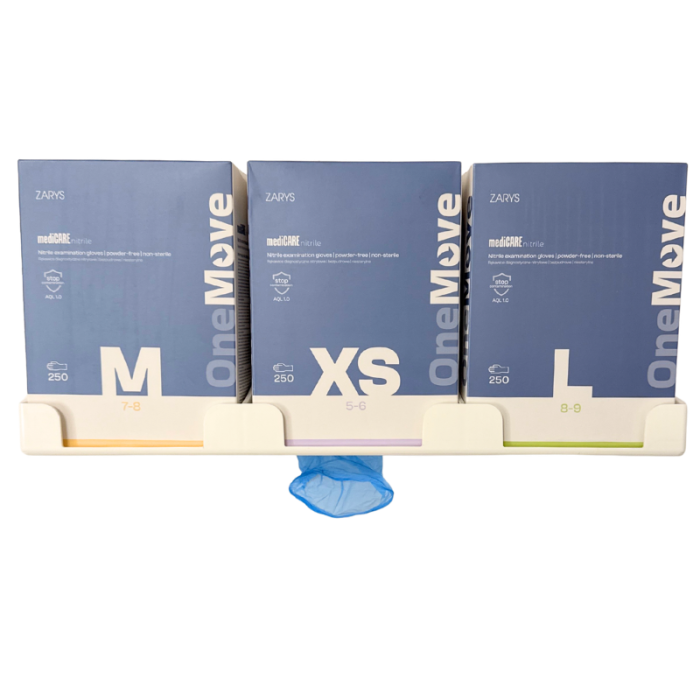 Manusi nitril ONE MOVE S (6-7), albastre, nepudrate, 250 buc/cut [2]