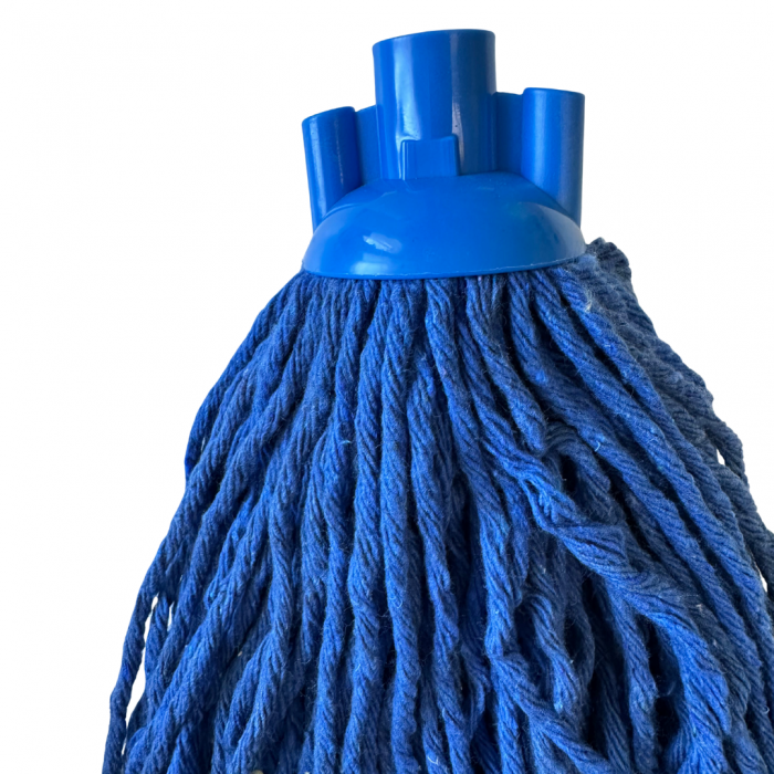 Mop albastru din bumbac, 250g [3]
