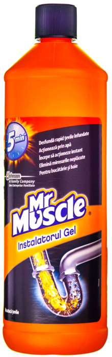 Gel pentru desfundarea Tevilor, Mr Muscle, 1L [2]