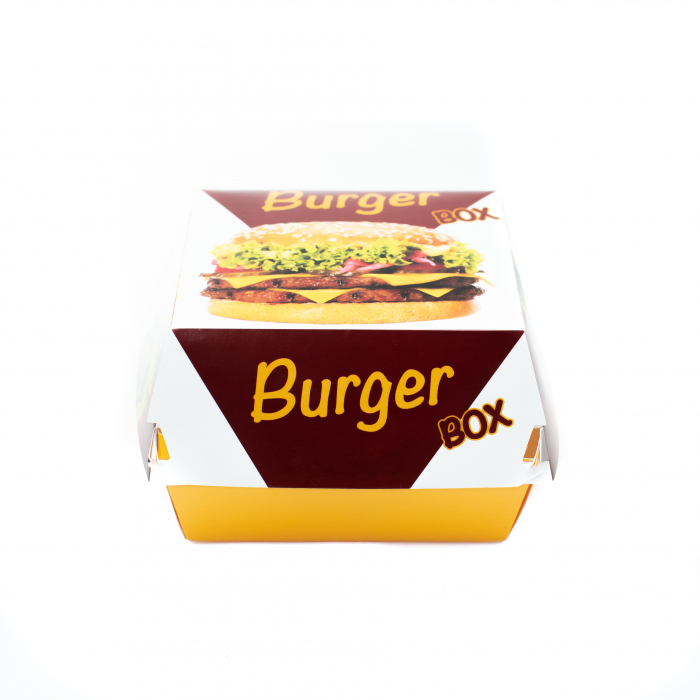 Caserole din Carton pentru Burger, Set 100 bucati [2]