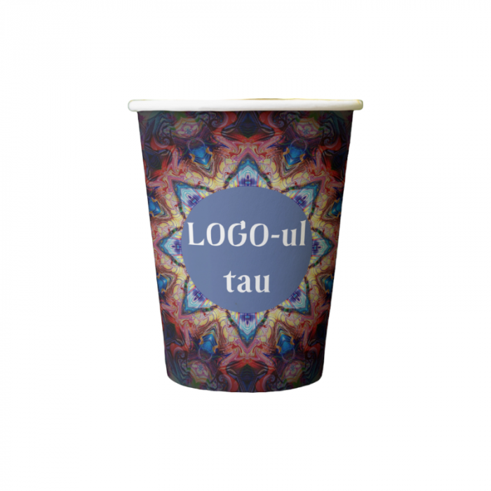 Pahare carton personalizate, 8oz [4]