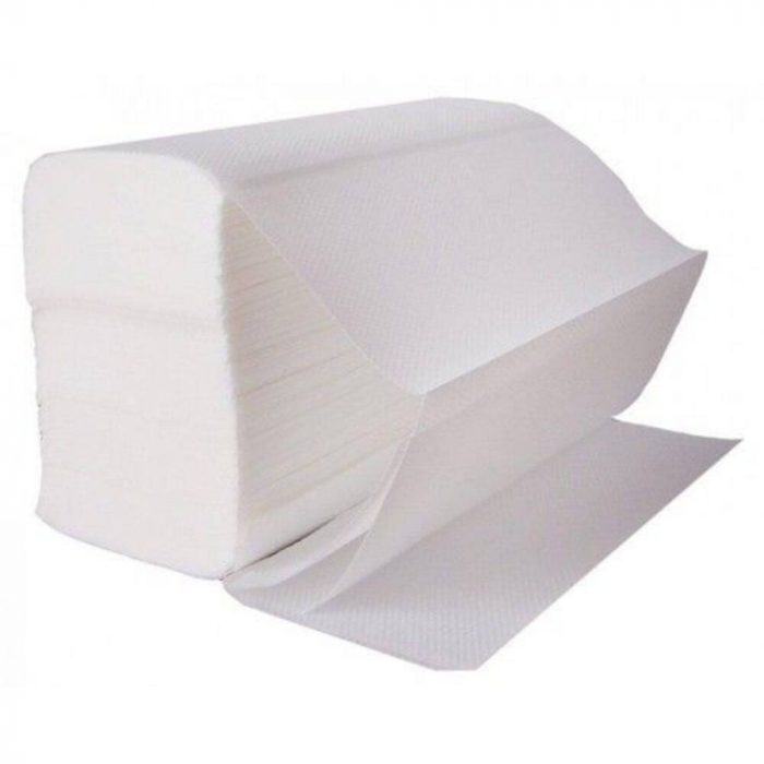 Prosoape Pliate Albe, 2 Straturi, V fold,100% Celuloza [5]