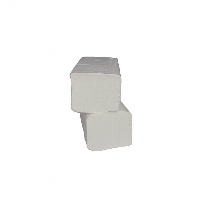 Prosoape Pliate Albe, 2 Straturi, V fold,100% Celuloza [4]