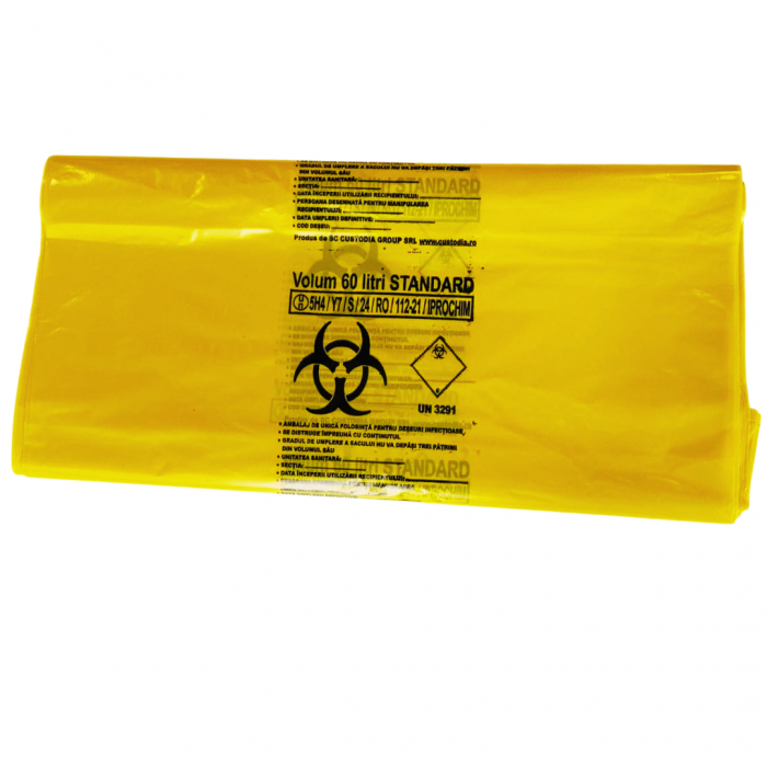 Saci menajeri galbeni, deseuri infectioase, 60L [2]