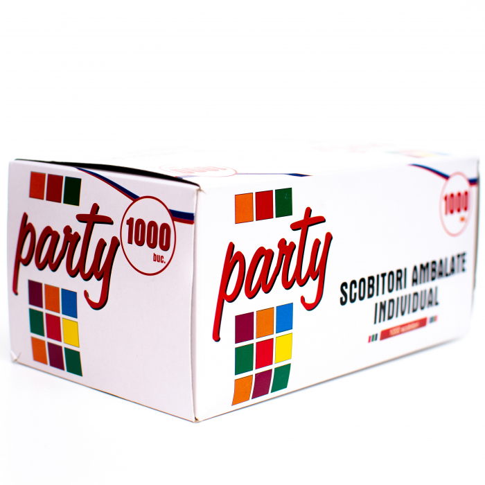 Scobitori Din Lemn Ambalate Individual, 6,5x2mm, 1000 bucati [2]