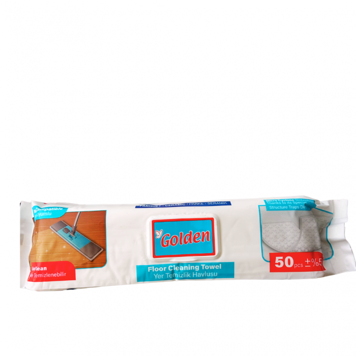 Șervețele umede pentru pardoseală cu săpun alb, oțet și bicarbonat, Pachet 50 bucăți [5]