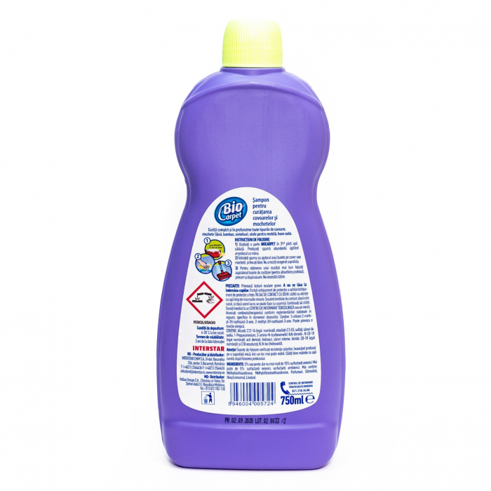 Solutie Curatat Covoare, BIOCARPET, 750ml [2]