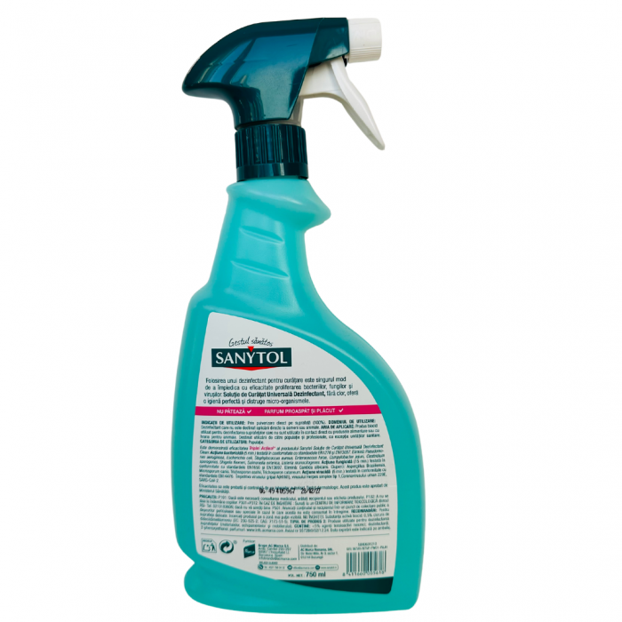 Solutie de curatat si dezinfectant suprafete Sanytol, 500ml [2]