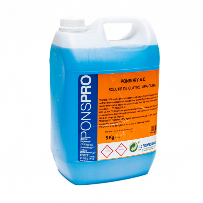 Solutie pentru masina de spalat vase (limpezirea vaselor) Ponsdry, 5L [3]