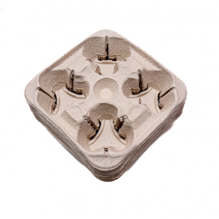 Suport din cofrag pentru 4 pahare carton [3]