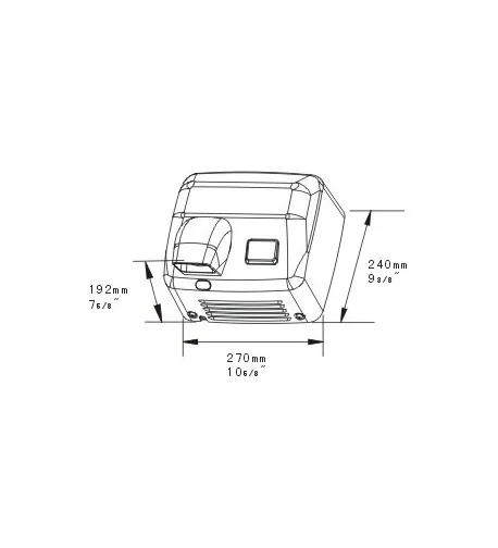 Uscator de maini din inox HD250B [2]