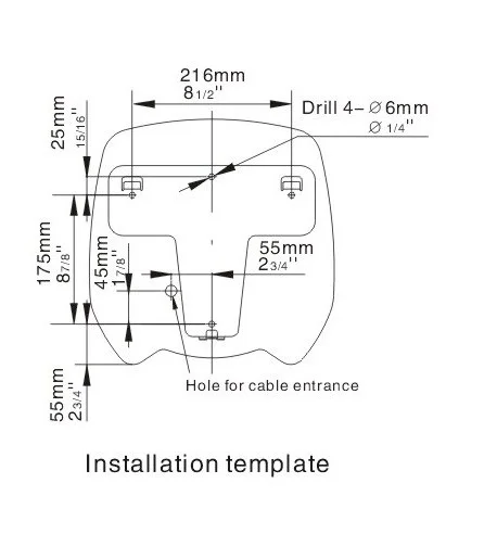 Uscator de maini din inox satinat HD60 [2]
