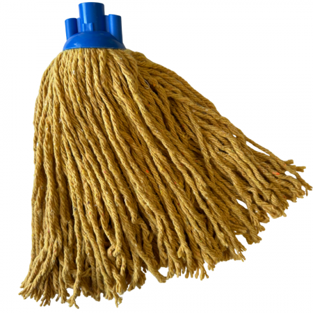 Accesorii menaj - Mop galben din bumbac, 250g