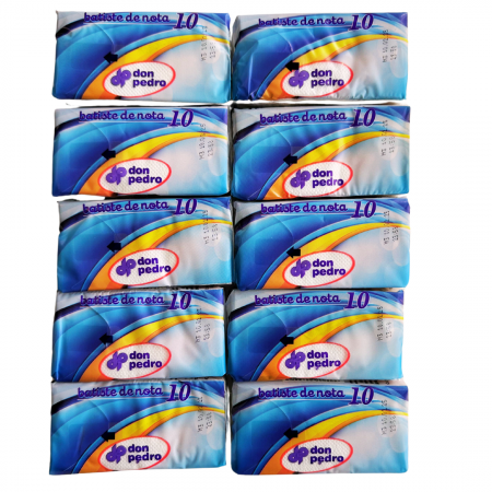 Hartie Igienica si Prosoape - Batiste nazale  - 10 pachete x 9 bucăți