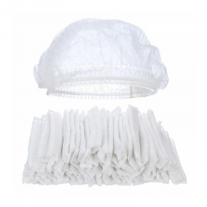 Bonete Unica Folosinta, Albe, Set 100 bucati [2]