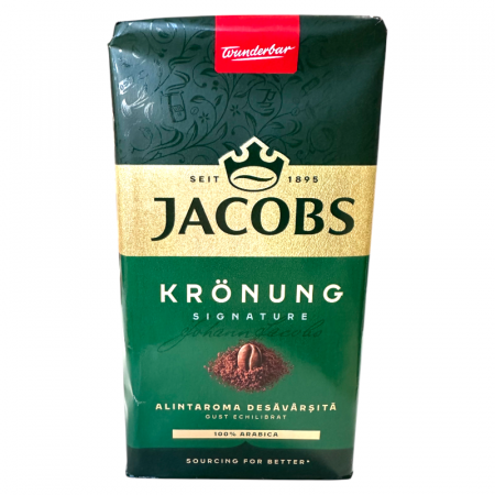 Protocol - Cafea macinata Jacobs, Kronung, 500g