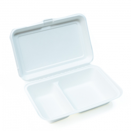 Ambalaje Food - Caserola Trestie MB2 BIO, 2 Compartimente, 50 buc/set