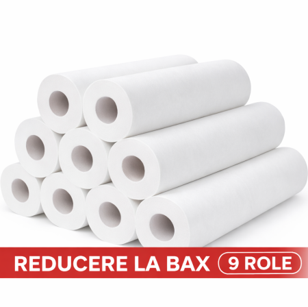 Prosoape de hartie - Cearceaf medical hartie 50cm x 50m, 100% celuloza, pretaiat, economic | Role pat consult