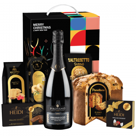 Protocol - Cos Cadou de Craciun, 7 produse + Cutie Cadou, 1640 gr, Exquisite Selection