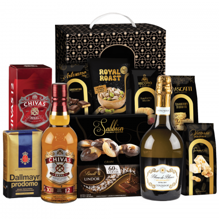 Protocol - Cos Cadou de Craciun, 10 produse + Cutie Cadou, 2085 gr, Noble Taste