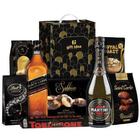Protocol - Cos Cadou de Craciun, 9 produse + Cutie Cadou, 1782 gr, Luxury Choice