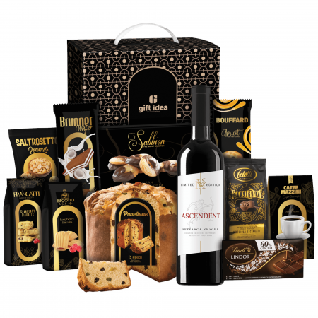 Protocol - Cos Cadou de Craciun, 11 produse + Cutie Cadou, 2025 gr, Grand Elegance