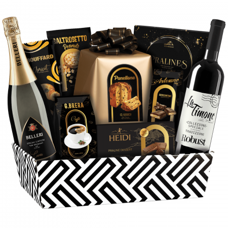 Protocol - Cos Cadou de Craciun, 9 produse + Cutie Cadou, 2517 gr, Opulent Pleasures