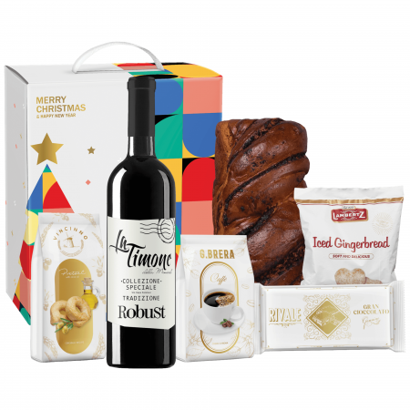 Protocol - Cos Cadou de Craciun, 6 produse + Cutie Cadou, 1550 gr, Premium